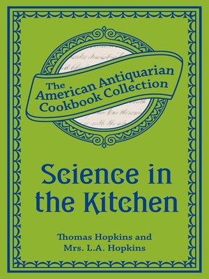 cover image of Science in the Kitchen